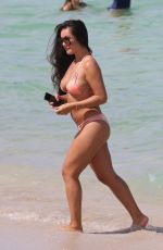 CINDY ALYN in Bikini at a Beach in Miami 06/12/2018