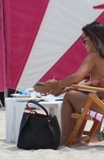 CINDY ALYN in Bikini at a Beach in Miami 06/12/2018