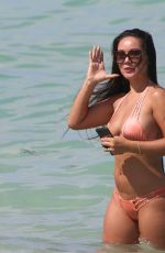 CINDY ALYN in Bikini at a Beach in Miami 06/12/2018