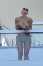 CJ LANA PERRY in Bikini on a Balcony in Miami 05/31/2018