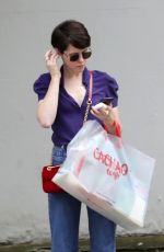 CLAIRE FOY Out Shopping in London 06/01/2018
