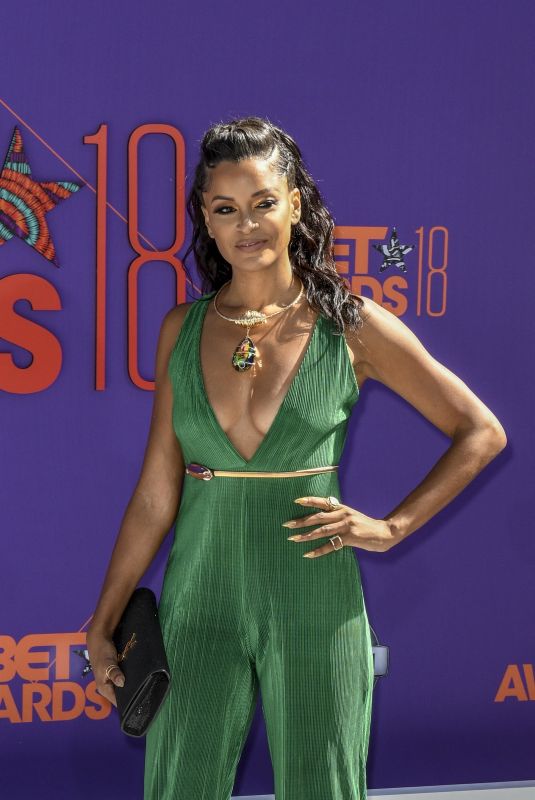 CLAUDIA JORDAN at BET Awards in Los Angeles 06/24/2018