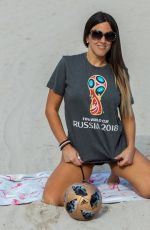 CLAUDIA ROMANI in Bikini at a Beach in Miami 06/13/2018