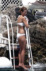 CORAL SIMANOVICH in Bikini at a Beach at Amalfi Coast 06/21/2018