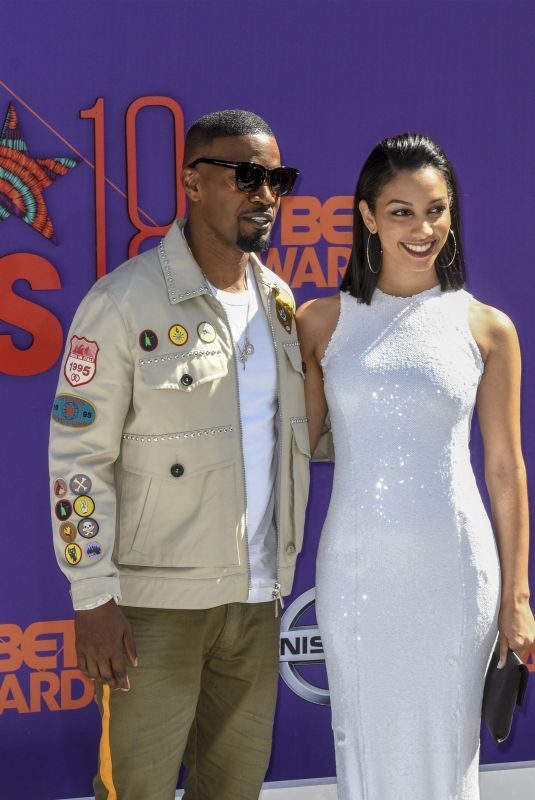 CORINNE FOXX at BET Awards in Los Angeles 06/24/2018
