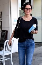 COURTENEY COX Leaves My Secret Skincare Clinic in Beverly Hills 06/14/2018