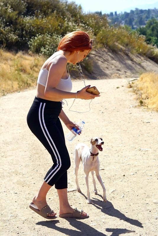 COURTNEY STODDEN Out Hiking in Hollywood Hills 06/16/2018