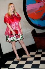 DAKOTA FANNING at Roger Vivier #lovevivier Book Launch Cocktail Party in New York 05/31/2018