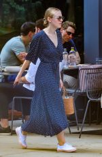 DAKOTA FANNING Out and About in New York 06/08/2018