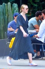 DAKOTA FANNING Out and About in New York 06/08/2018