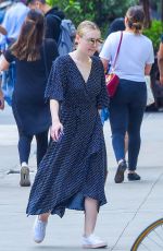 DAKOTA FANNING Out and About in New York 06/08/2018