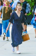 DAKOTA FANNING Out and About in New York 06/08/2018