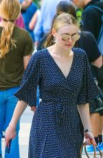 DAKOTA FANNING Out and About in New York 06/08/2018