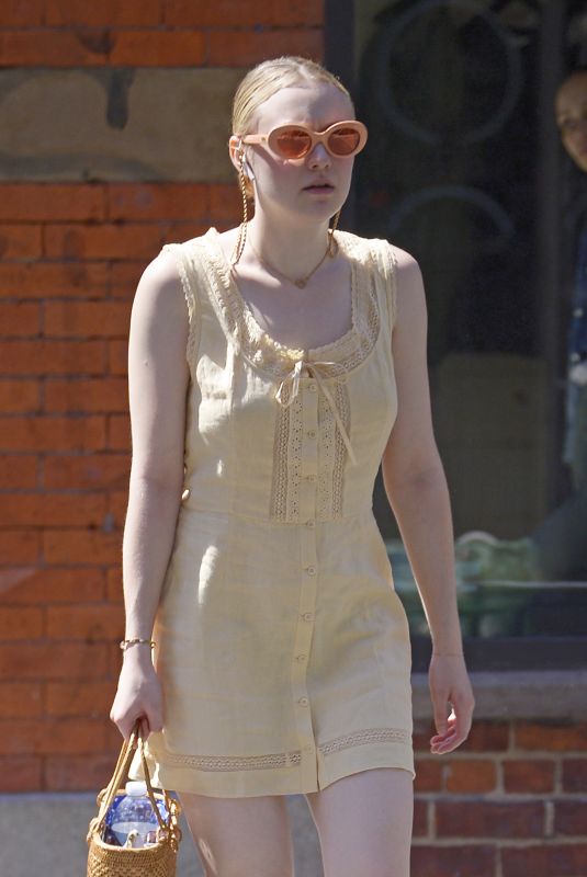 DAKOTA FANNING Out and About in New York 06/26/2018