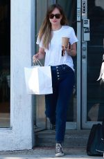 DAKOTA JOHNSON in Jeans Out Shopping in West Hollywood 06/06/2018