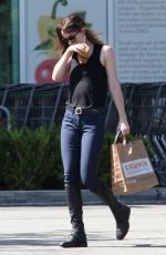 DAKOTA JOHNSON Leaves Erewhon Market in Los Angeles 06/29/2018