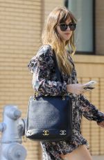 DAKOTA JOHNSON Out and About in Beverly Hills 05/31/2018