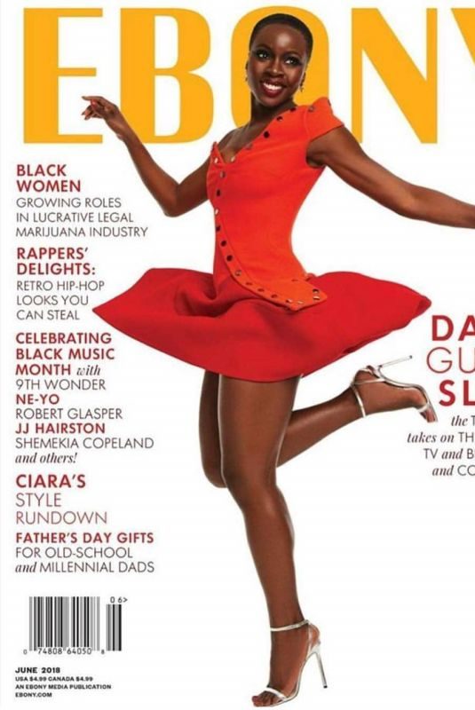 DANAI GURIRA for Ebony Nagazine, June 2018 Issue