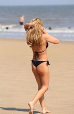 DANIELLA WESTBROOK in Bikini on the Beach in Clacton-on-sea 06/11/2018