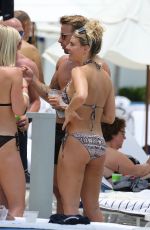 DANIELLE ARMSTRON in Bikini at a Pool in Miami 06/27/2018