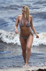 DANIELLE ARMSTRONG in Bikini at a Beach in Miami 06/26/2018