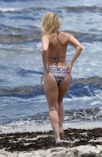 DANIELLE ARMSTRONG in Bikini at a Beach in Miami 06/26/2018