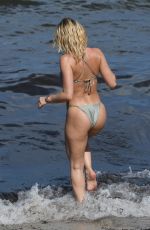 DANIELLE ARMSTRONG in Bikini on the Beach in Miami 06/27/2018