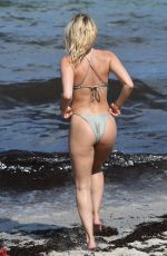 DANIELLE ARMSTRONG in Bikini on the Beach in Miami 06/27/2018