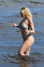 DANIELLE ARMSTRONG in Bikini on the Beach in Miami 06/27/2018