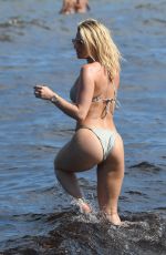 DANIELLE ARMSTRONG in Bikini on the Beach in Miami 06/27/2018