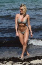 DANIELLE ARMSTRONG in Bikini on the Beach in Miami 06/27/2018