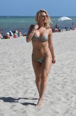 DANIELLE ARMSTRONG in Bikini on the Beach in Miami 06/27/2018