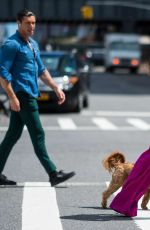 DANIELLE CAMPBELL Out with Her Dog in New York 06/26/2018