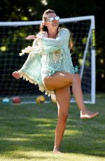 DANIELLE LLOYD at a Park in Birmingham 06/27/2018