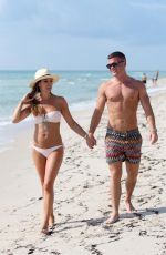 DANIELLE LLOYD in Bikini at a Beach in Miami 06/09/2018