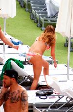 DANIELLE LLOYD in Bikini at a Pool in Miami 06/08/2018