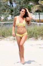 DANIELLE LLOYD in Bikini on the Beach in Miami 06/08/2018