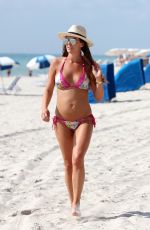 DANIELLE LLOYD in Bikini on the Beach in Miami 06/11/2018