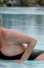DANIELLE MASON in Swimsuits at a Pool in Spain 05/01/2018