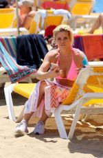 DANNIELLA WESTBROOK in Bikini at a Beach in Spain 06/28/2018