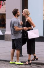 DAPHNE GROENEVELD Shopping at La Perla in New York 06/21/2018