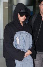 DEMI LOVATO at Charles De Gaulle Airport in Paris 06/03/2018