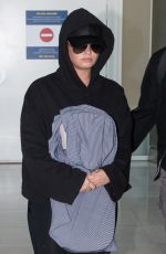 DEMI LOVATO at Charles De Gaulle Airport in Paris 06/03/2018