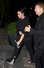 DEMI LOVATO Leaves Her Concert in Paris 06/04/2018