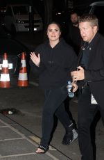 DEMI LOVATO Leaves Her Concert in Paris 06/04/2018