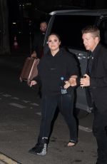 DEMI LOVATO Leaves Her Concert in Paris 06/04/2018
