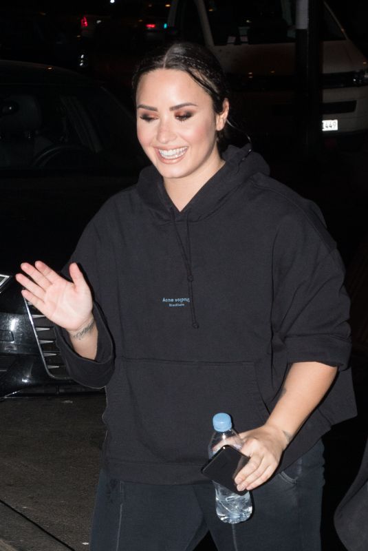 DEMI LOVATO Leaves Her Concert in Paris 06/04/2018