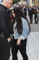 DEMI LOVATO Leaves Her Hotel in Paris 06/04/2018