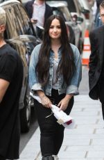 DEMI LOVATO Leaves Her Hotel in Paris 06/04/2018