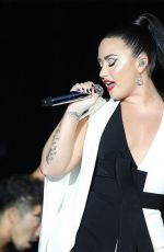 DEMI LOVATO Performs at Rock in Rio Lisboa Music Festival Bela Vista Park in Lisbon 06/24/2018